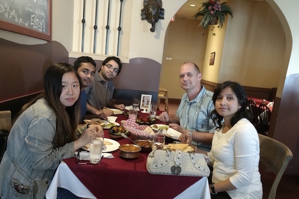 Lunch at Bombay Grill, September 2016