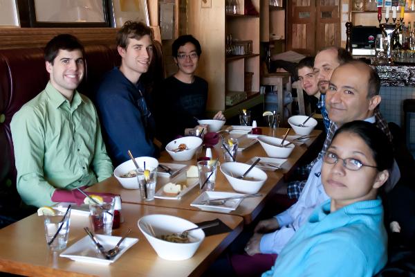 Lunch at Koosh Bistro, December 2010