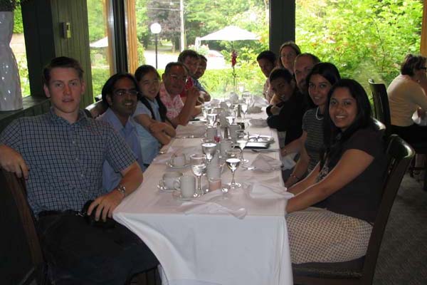 Brunch at the Anchaster Old Mill, Summer 2004