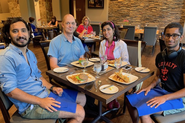 XPS sample delivery lunch at Restaurant <i>ninetyone</i>, August 2019