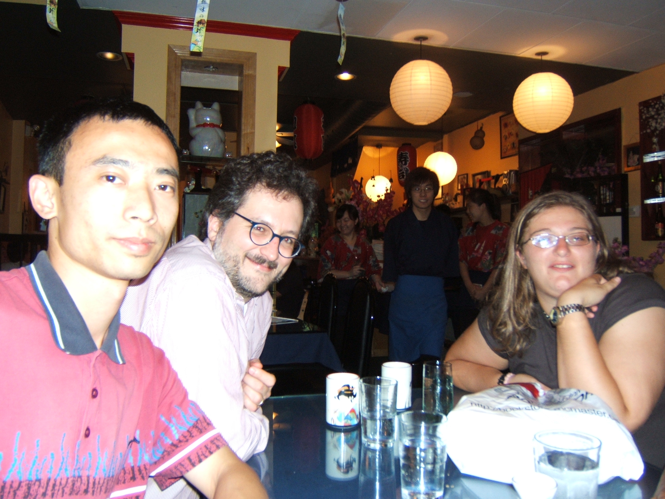 Moot (2004, Kingston) (L-R) Hao, Veronica, Dr. Melacini, Rahul